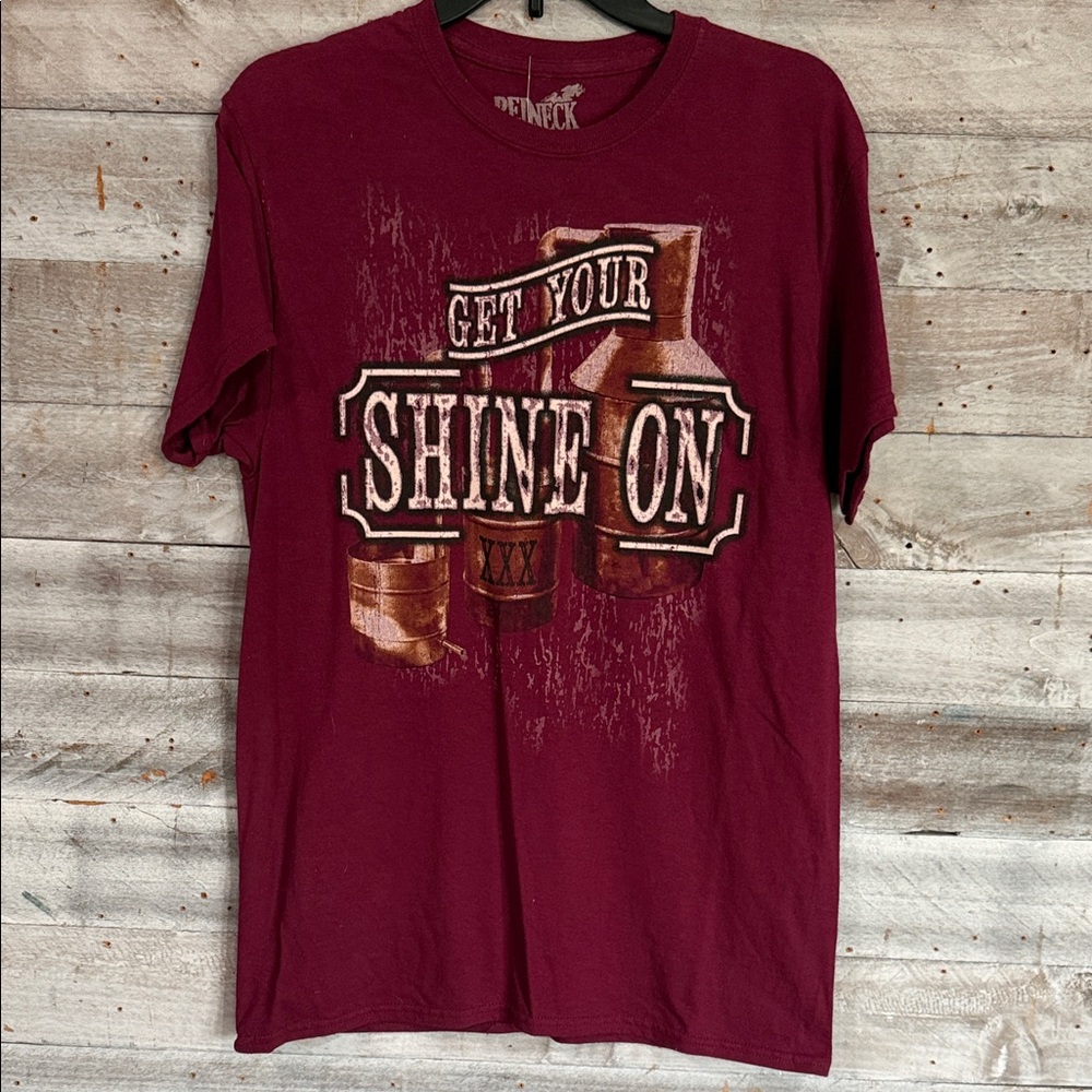 Get Your Shine On Maroon Graphic Tee